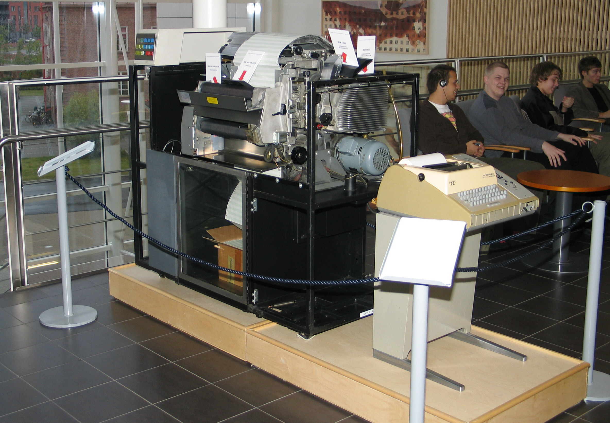 1960-luku, tulostimet IBM 1403 ja Teletype